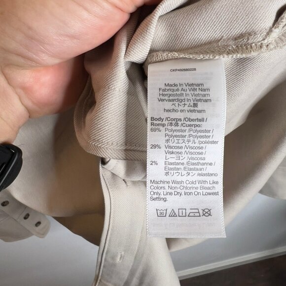 Madewell $85 Western Button-Up Shirt in Brushed Twill SIze 4 Pebble Stone NT315 - Picture 7 of 9